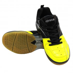 Apacs Cushion CP082 Shoe - Black/Yellow